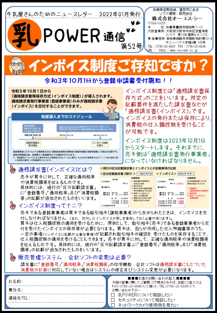 乳POWER通信 第52号